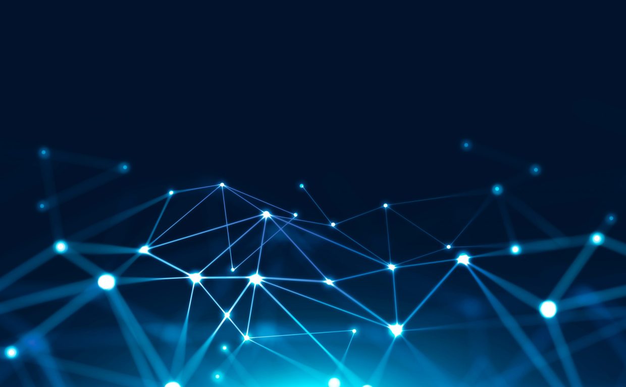Abstract blue digital background